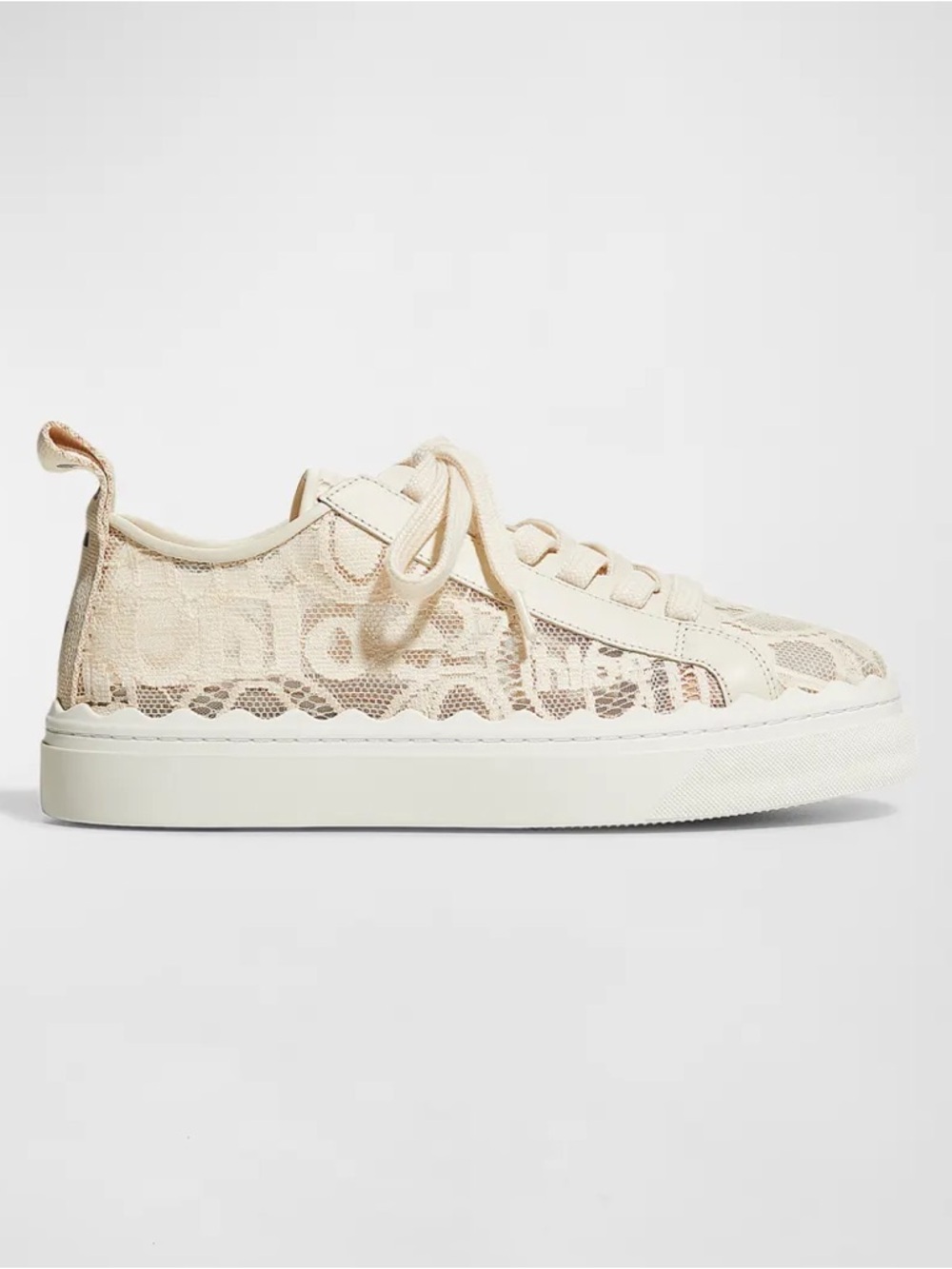 Chloe Lace Low-Top Sneakers